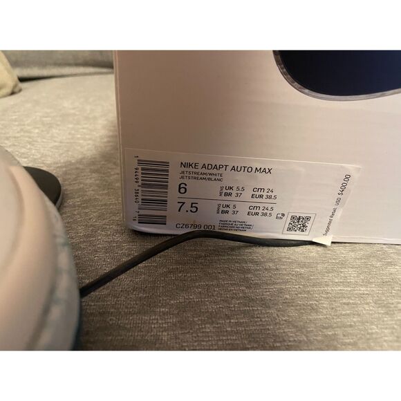 BNIB Nike Adapt Auto Max JetStream (US Charger) CZ6799-001 Size 6 M, 7.5 W main image 4